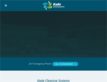 Tablet Screenshot of kadecleaning.com